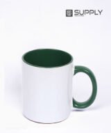 Mug sublimation intérieur vert et Poignée normal
