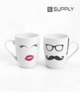 Mug blanc conique (Ovale) pour Sublimation – Image 3
