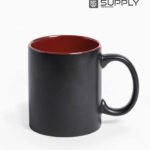 Mug Magique Sublimable - Poignée Classique intérieur bordeaux