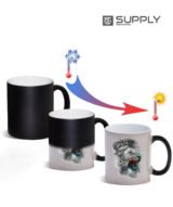 Mug Sublimable Magique Noir Poignée simple – Image 5