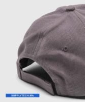 Casquette Marron Publicitaire Personnalisable à Fixation Scratch – Image 2
