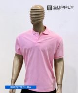 Polo rose bébé en tissu piqué – unisex manches courtes – Image 2