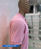 Polo rose bébé en tissu piqué – unisex manches courtes – Image 4