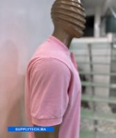 Polo rose bébé en tissu piqué – unisex manches courtes – Image 4