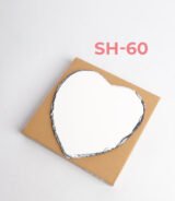 Cadre Photo cœur en Ardoise Blanche pour Sublimation – SH60 – Image 5