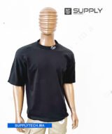 T-shirt noir Oversize Premium - 240 g/m² – Image 2