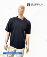 T-shirt noir Oversize Premium - 240 g/m²