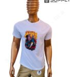 T-shirt blanc de Sublimation en Polycoton 200G