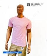 T-shirts rose bébé essentiel coton unisexe - manches courtes