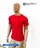 T-shirts Rouge essentiel coton unisexe - manches courtes