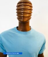 T-shirts bleu ciel essentiel coton unisexe - manches courtes – Image 4