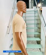 T-shirt beige essentiel – unisex manches courtes – Image 2