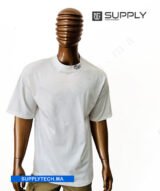 T-shirt blanc Oversize Premium - 240 g/m² – Image 9