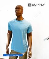 T-shirts bleu ciel essentiel coton unisexe - manches courtes – Image 6