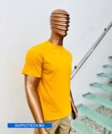 T-shirts moutarde essentiel coton unisexe - manches courtes – Image 2