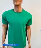 T-shirts vert essentiel coton unisexe - manches courtes – Image 3