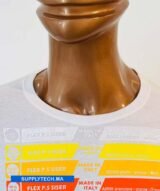 T-shirt blanc col rond regent– unisex manches courtes – Image 4