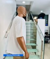 T-shirt blanc Oversize Premium - 240 g/m² – Image 2