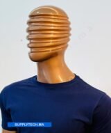 T-shirts bleu marine essentiel coton unisexe - manches courtes – Image 4