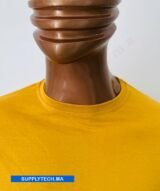 T-shirts moutarde essentiel coton unisexe - manches courtes – Image 5