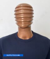 Sweat bleu foncé unisexe sans capuche - polycoton – Image 7