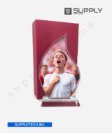 Trophées Leaf BXP29 de sublimation forme de flamme