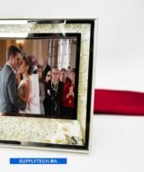 Cadre Photo 13x18 cm de Mariage Éclatant avec Fleur Blanche – Image 3