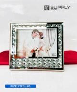 Cadre Photo 13x18 cm de Mariage Bijoux Argentés