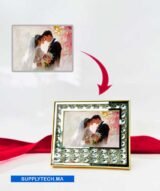 Cadre Photo de Mariage 10x15 cm Bijoux Argentés – Image 2