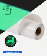 Vinyle de Transfert Thermocollant Luminescent en Polyuréthane