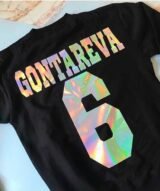 Flex holographique textile effet métallisé argent-arc-en-ciel – Image 3