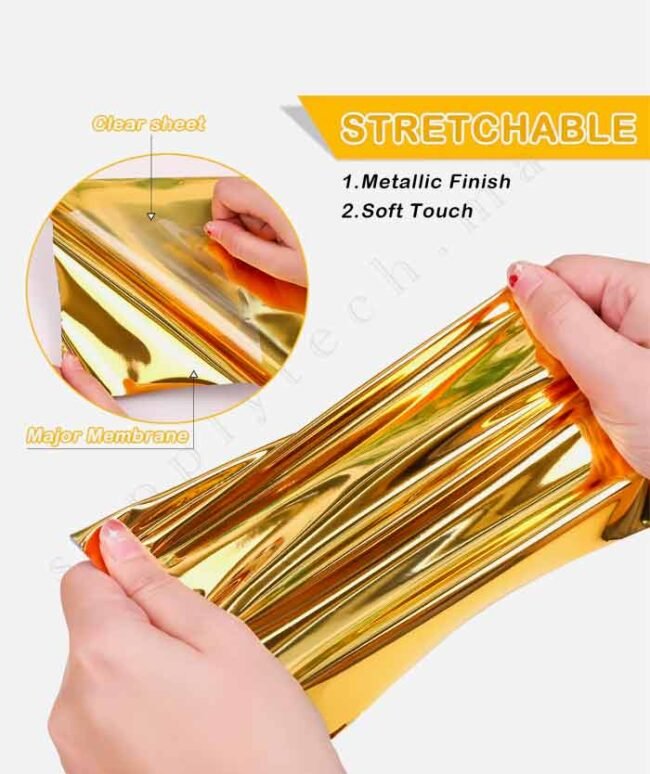 Flex doré effet métallisé - miroir – Image 3