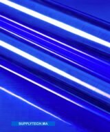 Flex bleu effet métallisé - miroir - special textile – Image 2