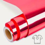 Flex rouge effet métallisé - miroir