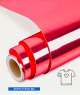 Flex rouge effet métallisé - miroir