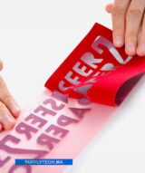 Flex Velours rouge pour Marquage Textile – Image 3