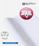 Flex Velours blanc pour Marquage Textile