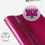 Flex Velours bordeaux pour Marquage Textile