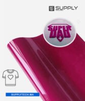 Flex Velours bordeaux pour Marquage Textile