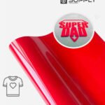 Flex Velours rouge pour Marquage Textile