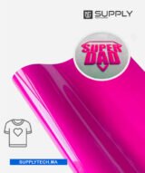 Flex Velours rose foncé pour Marquage Textile