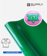 Flex Velours vert pour Marquage Textile