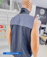 Gilet de Travail Luxe Multipoches Noir-Gris – Image 2