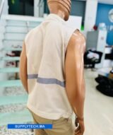 Gilets de travail Beige sans manches multipoches – Image 2