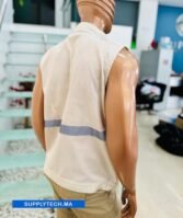 Gilets de travail Beige sans manches multipoches – Image 2