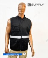 Gilets de travail Noir sans manches multipoches