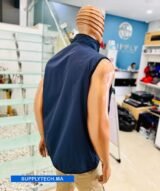 Gilet Imperméable bleu marine Unisexe – intérieure polaire – Image 2