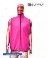 Gilet Imperméable rose claire Unisexe – intérieure polaire