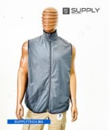 Gilet Imperméable gris foncé Unisexe – intérieure polaire