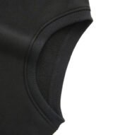 Sweat noir unisexe sans capuche - polycoton – Image 6